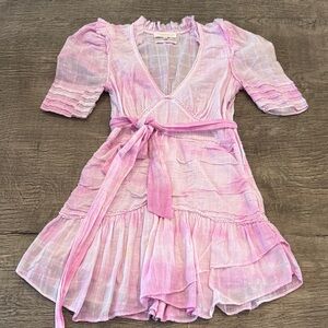 Love Shack Fancy pink dress